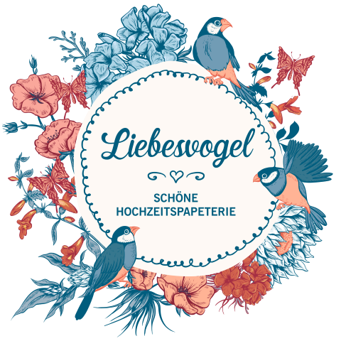 Liebesvogel | Lasercut-Hochzeitskarten & Pocketfolds, Hochzeitskarten Würzburg, Logo